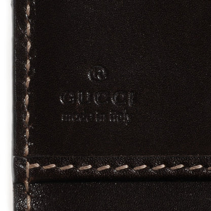 Gucci Patent Monogram Continental Wallet Brown 7 of 8