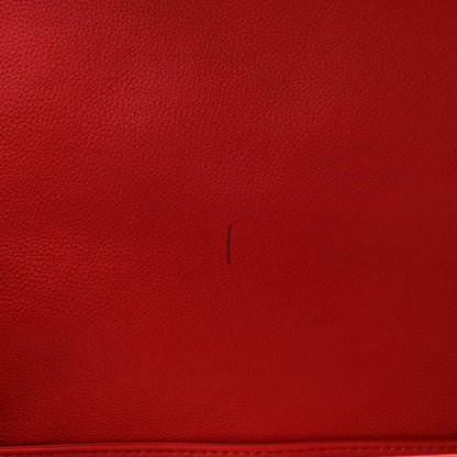 Chanel Calfskin New Medium Boy Reverso Flap Red 14 of 14