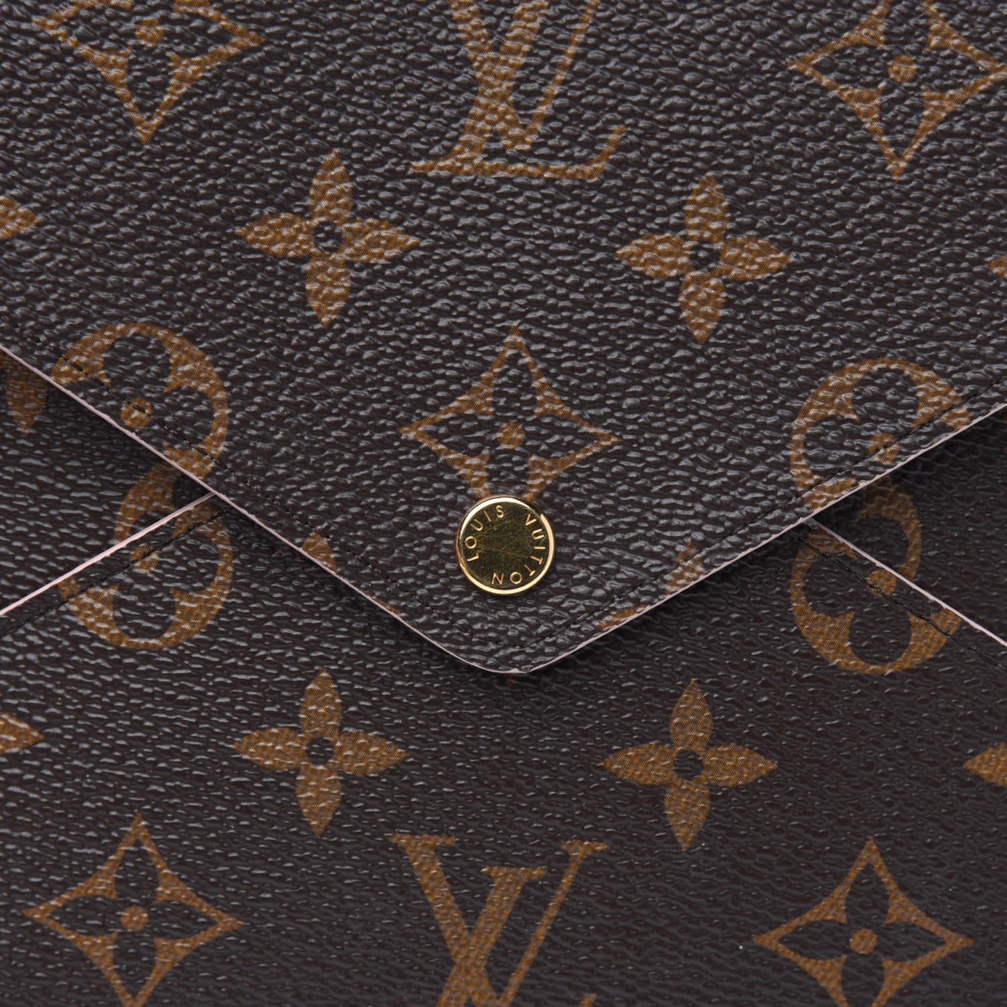 Monogram Large Kirigami Pochette Insert Rose Ballerine
