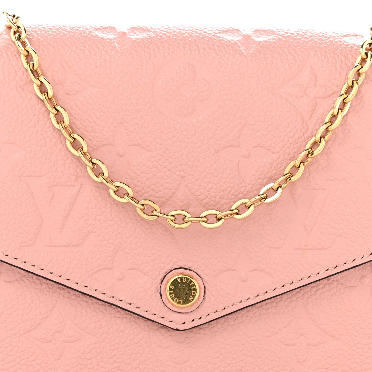 Empreinte Pochette Felicie Chain Wallet Rose Poudre