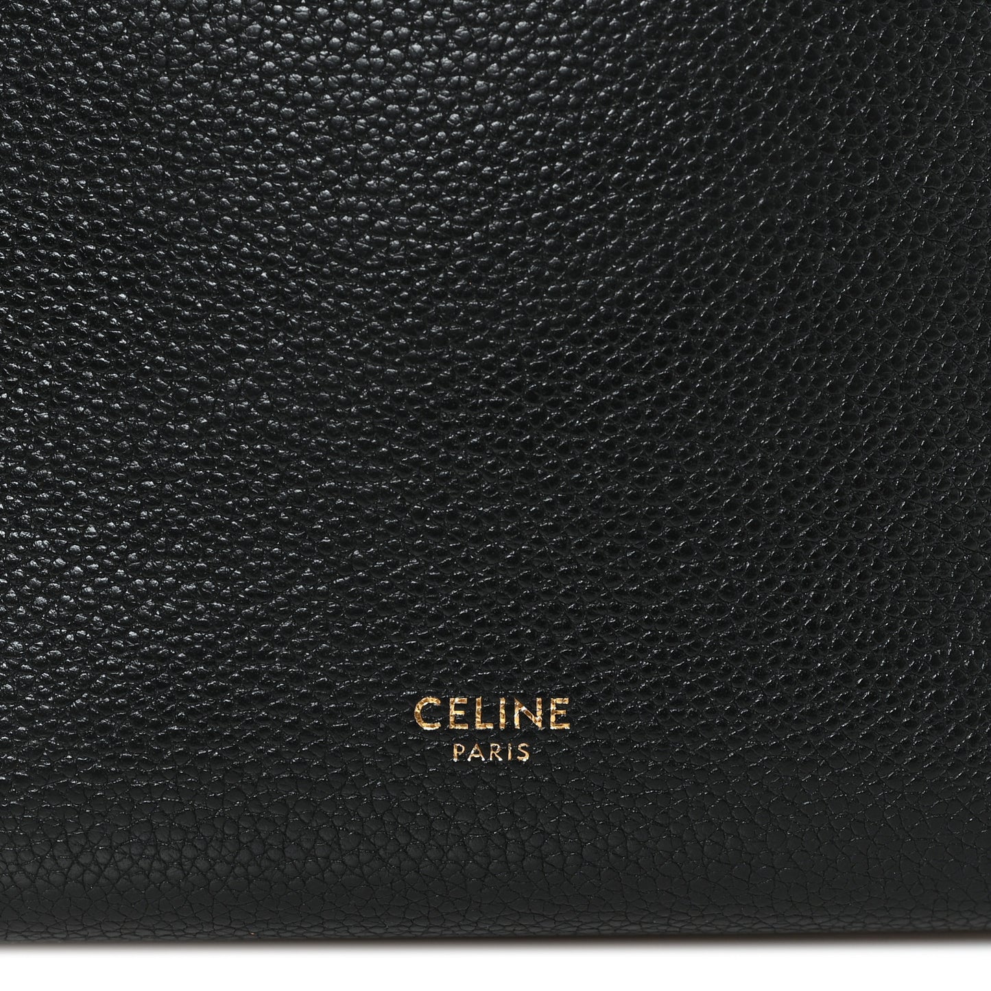 Soft Grained Calfskin Small Sangle Bucket Bag Black