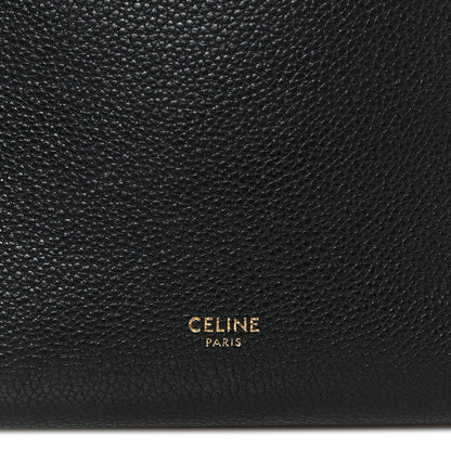 Celine Soft Grained Calfskin Small Sangle Bucket Bag Black 7 of 10