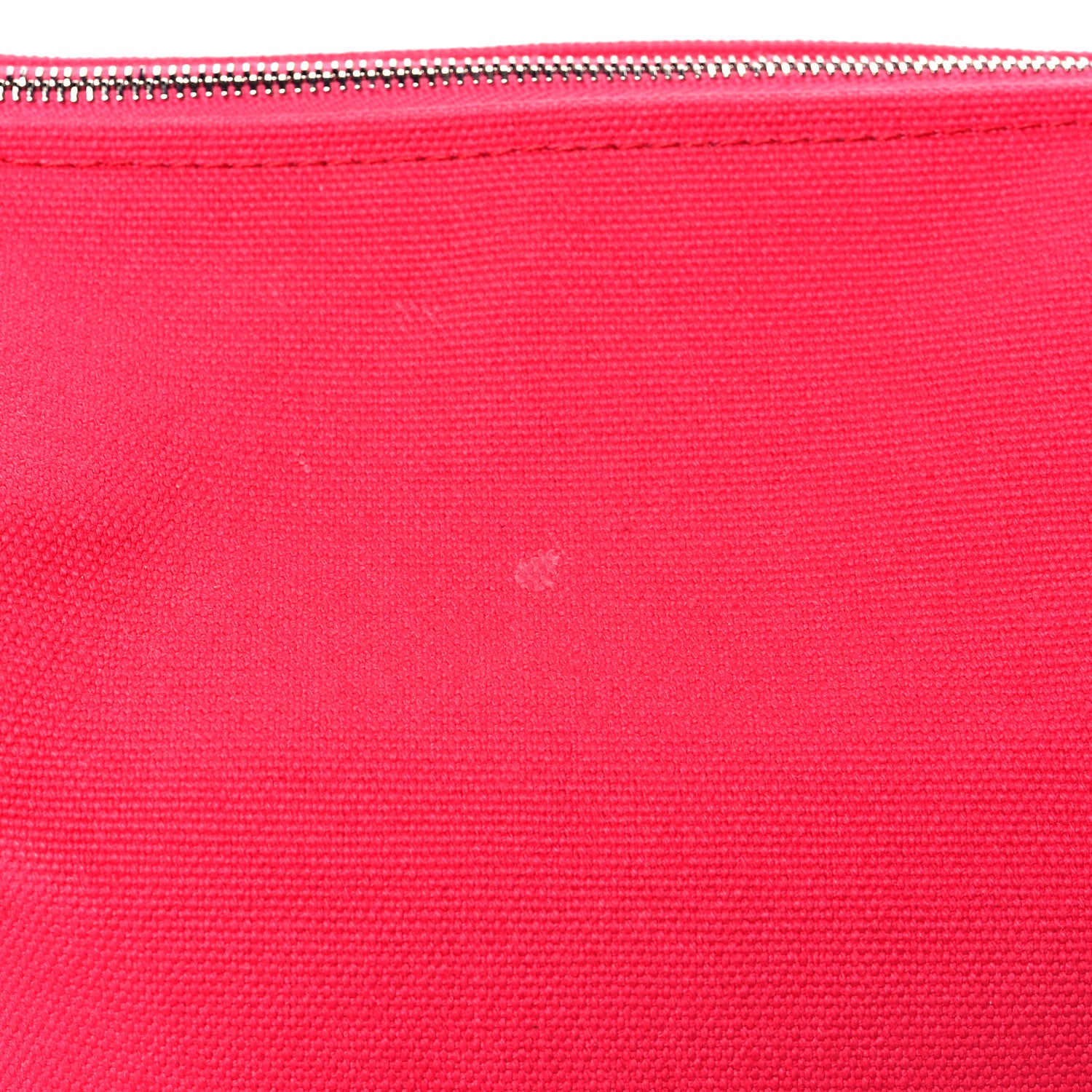 Hermes Canvas Large Bride-A-Brac Pouch Hibiscus 12 of 14