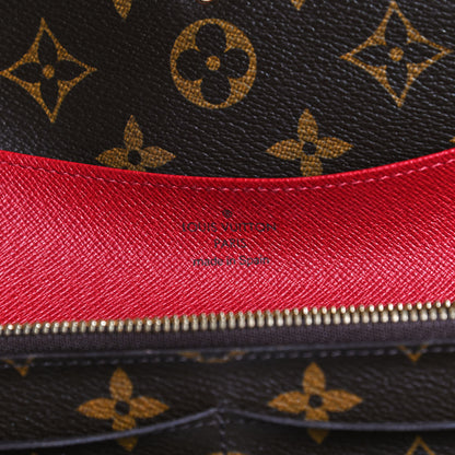 Louis Vuitton Monogram Emilie Wallet Rouge 6 of 12