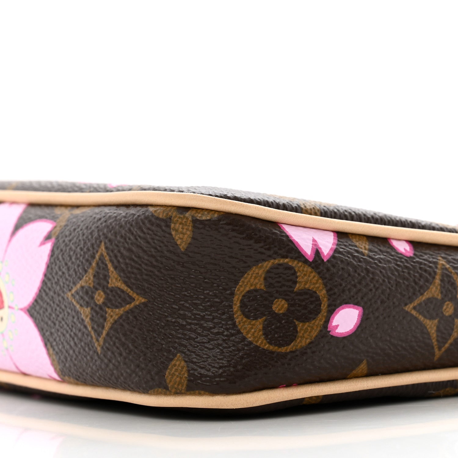 Louis Vuitton LV X TM Monogram Pochette Accessories Sakura Brown