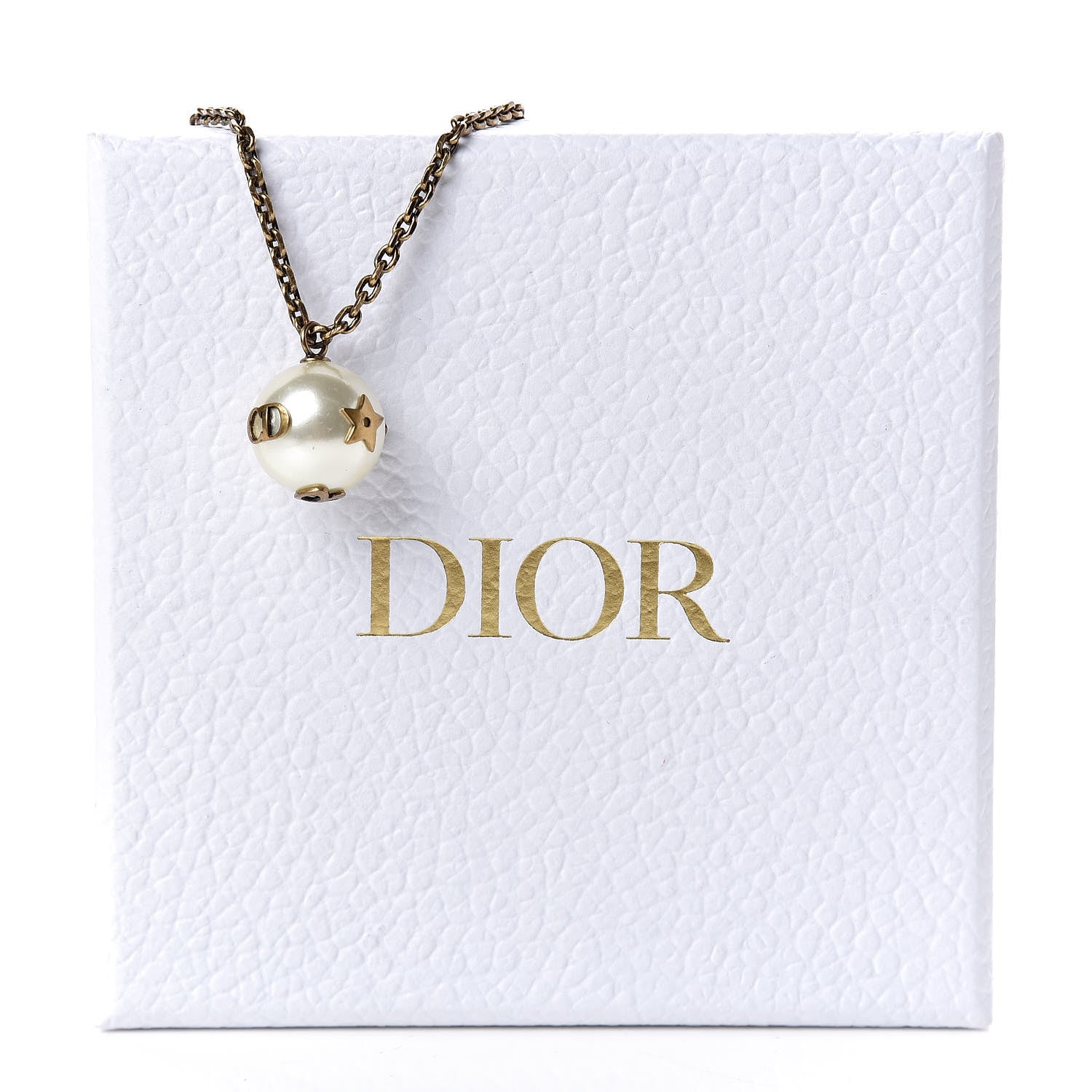 Christian Dior Pearl Mise En Dior Necklace Gold 5 of 5