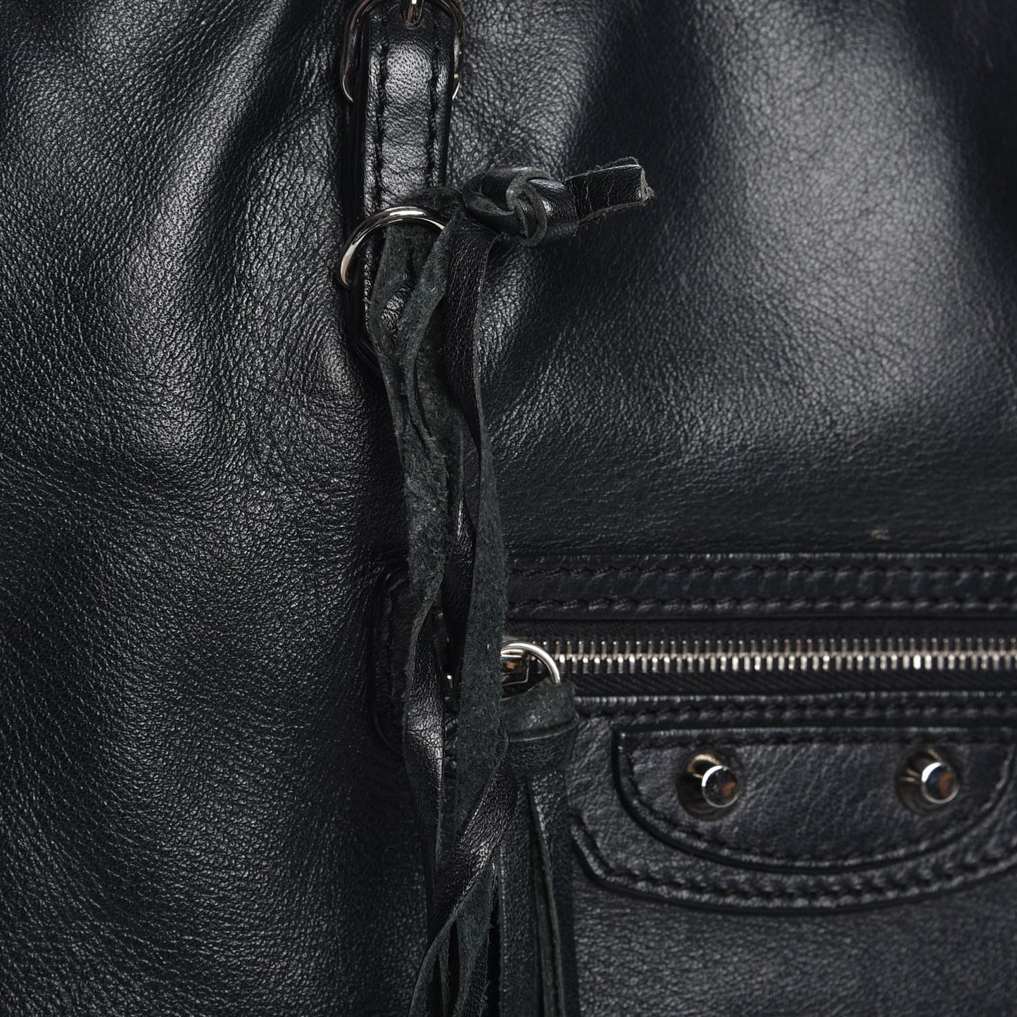 Supple Calfskin Papier A4 Tote Black