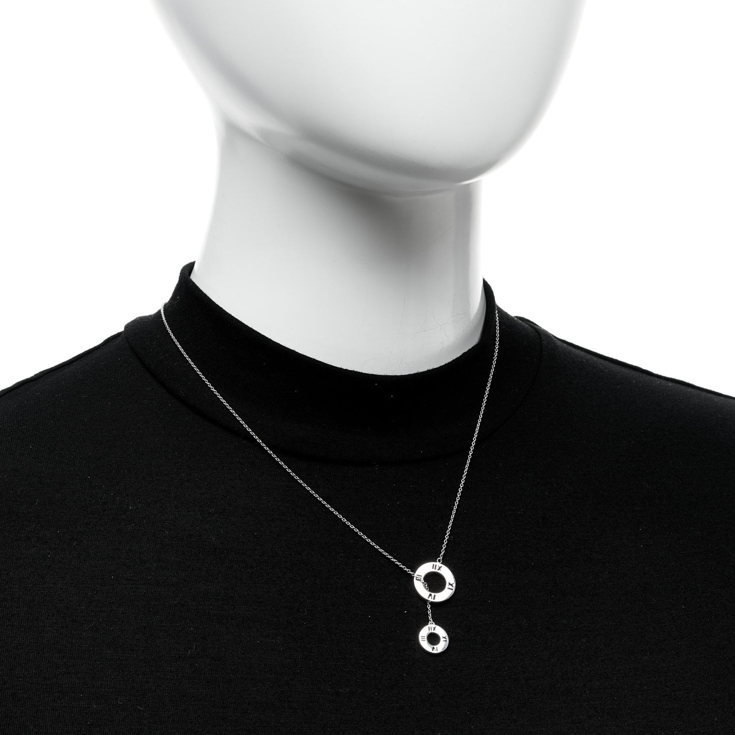 Sterling Silver Atlas Lariat Pendant Necklace
