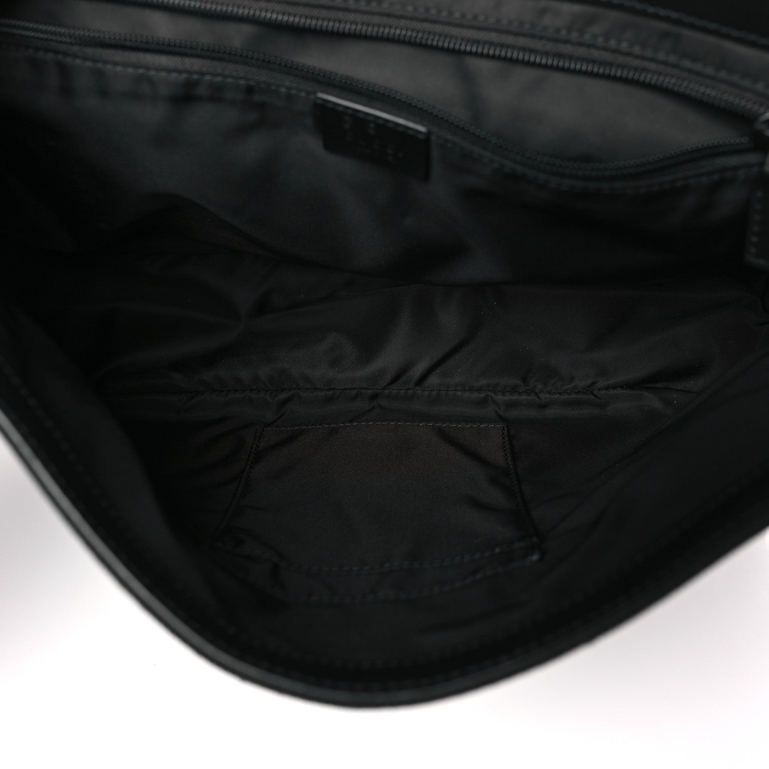 Gucci Techno Canvas Web Flap Messenger Bag Black 5 of 9