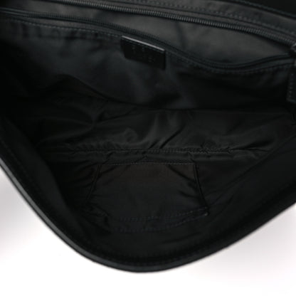 Gucci Techno Canvas Web Flap Messenger Bag Black 5 of 9