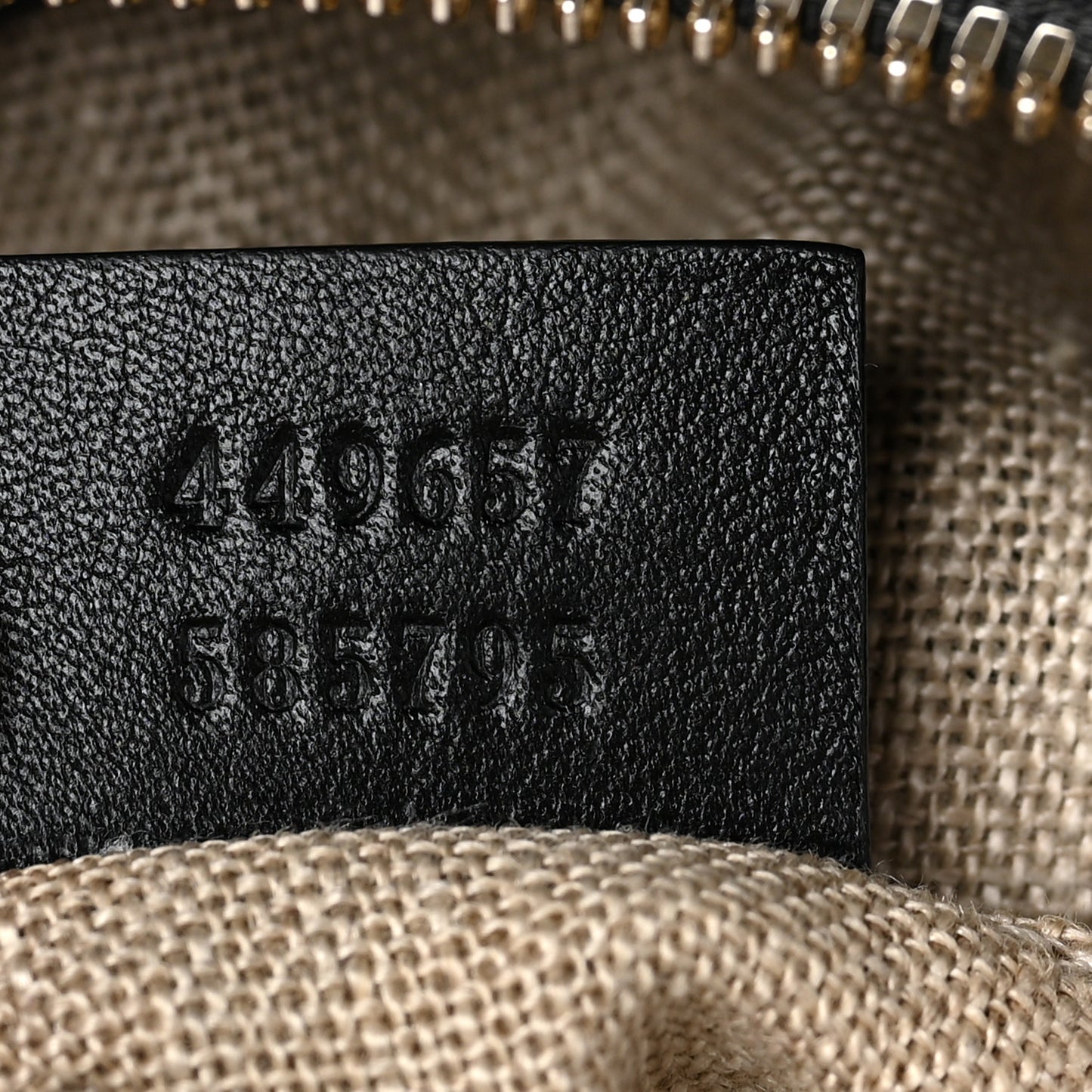 Soft Microguccissima Dome Satchel Black