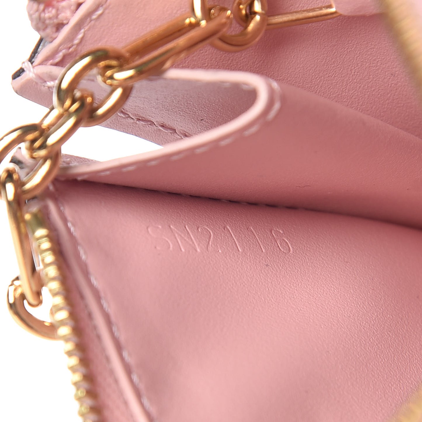 Vernis Key Pouch Rose Ballerine