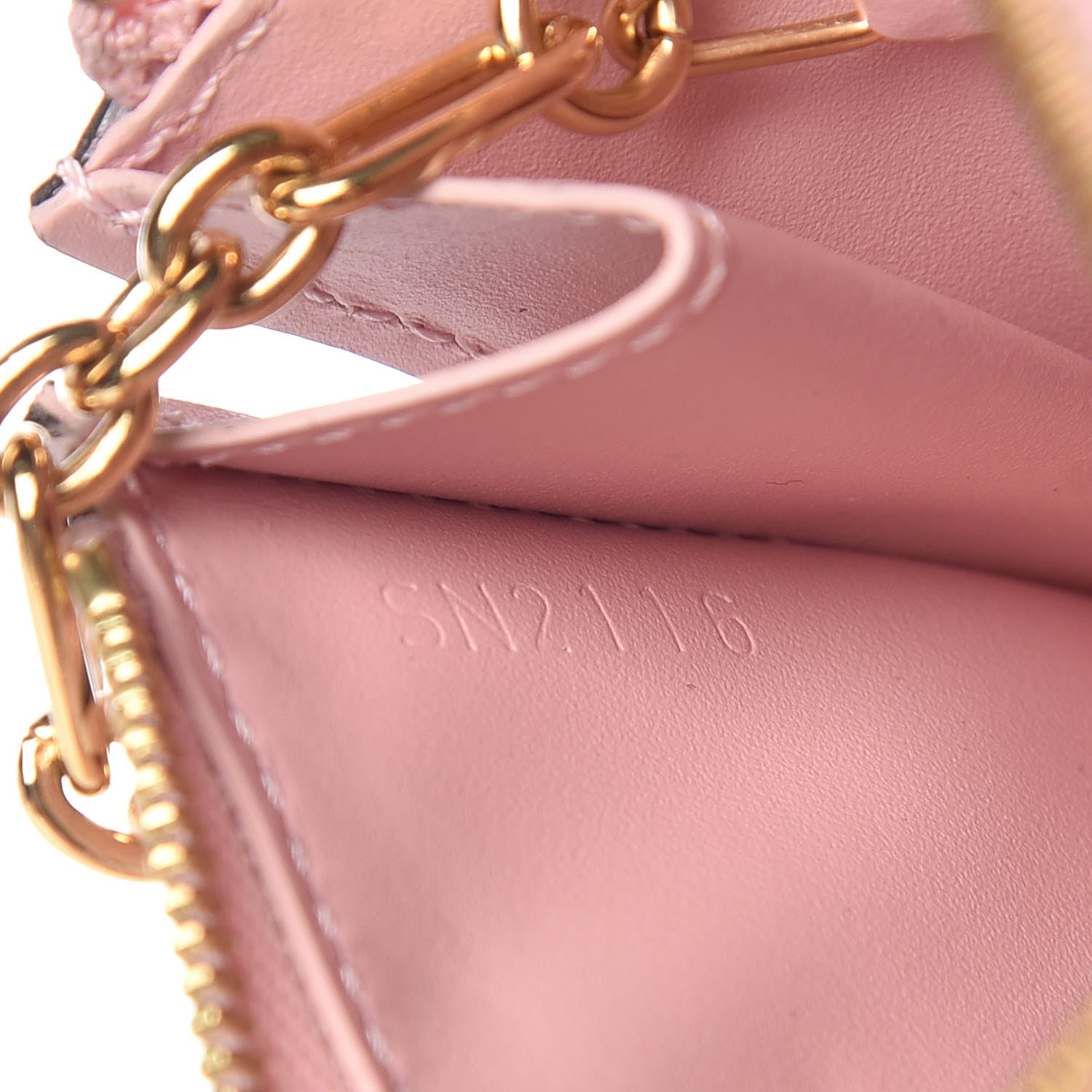 Louis Vuitton Vernis Key Pouch Rose Ballerine 6 of 8