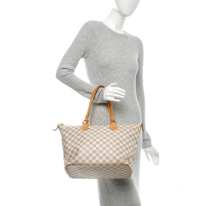 Louis Vuitton Damier Azur Saleya MM 2 of 7