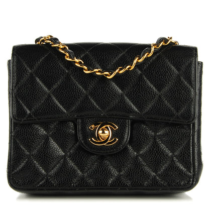 Chanel Caviar Quilted Mini Square Flap Black 1 of 9