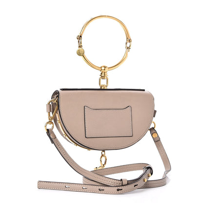 Chloe Calfskin Small Nile Bracelet Minaudiere Bag Motty Grey 3 of 8