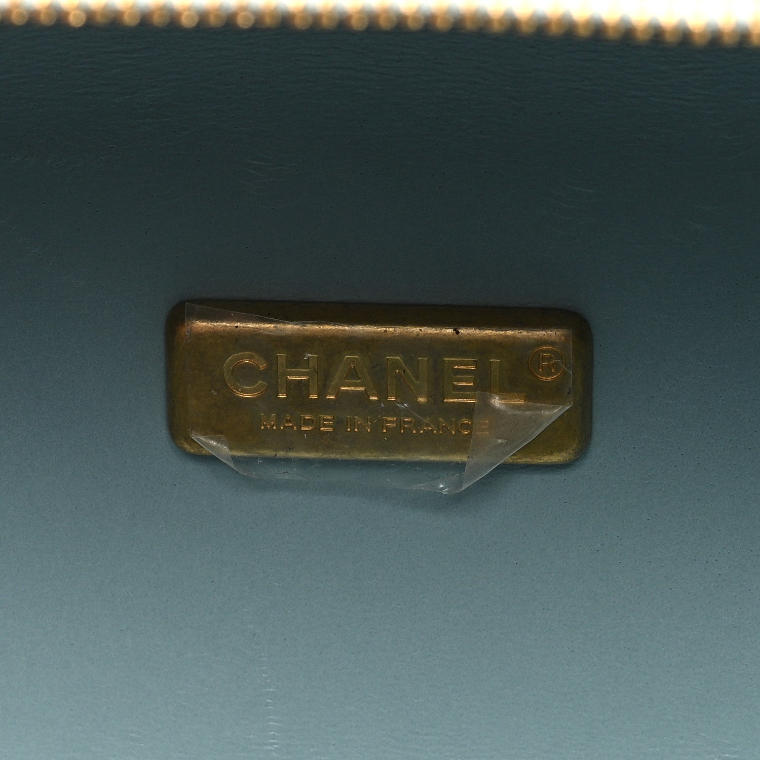 Chanel Lambskin Quilted Small CC Bubble Vanity Case With Chain Light Blue 6 of 10