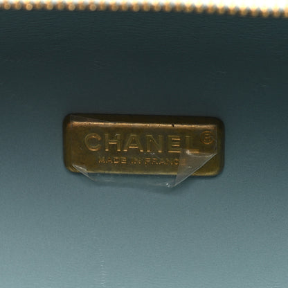 Chanel Lambskin Quilted Small CC Bubble Vanity Case With Chain Light Blue 6 of 10