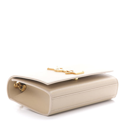 Saint Laurent Grain De Poudre Small Monogram Kate Satchel Nude Powder 4 of 12