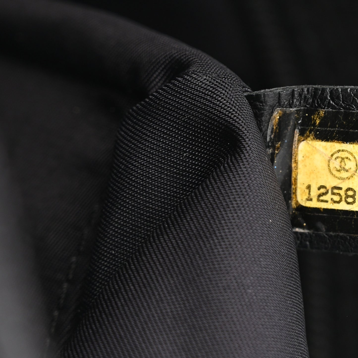 Coated Canvas Quilted Small Paris Biarritz Tote Black