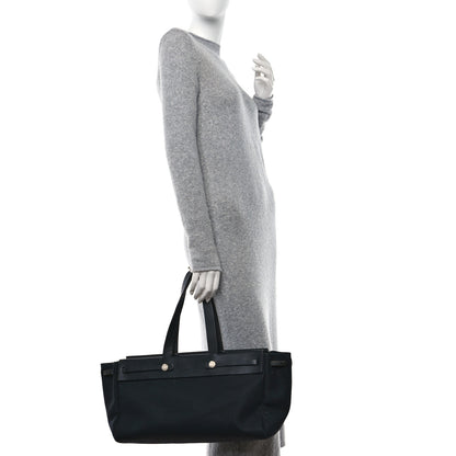 Hermes Toile Vache Hunter Herbag Cabas MM Black 2 of 16