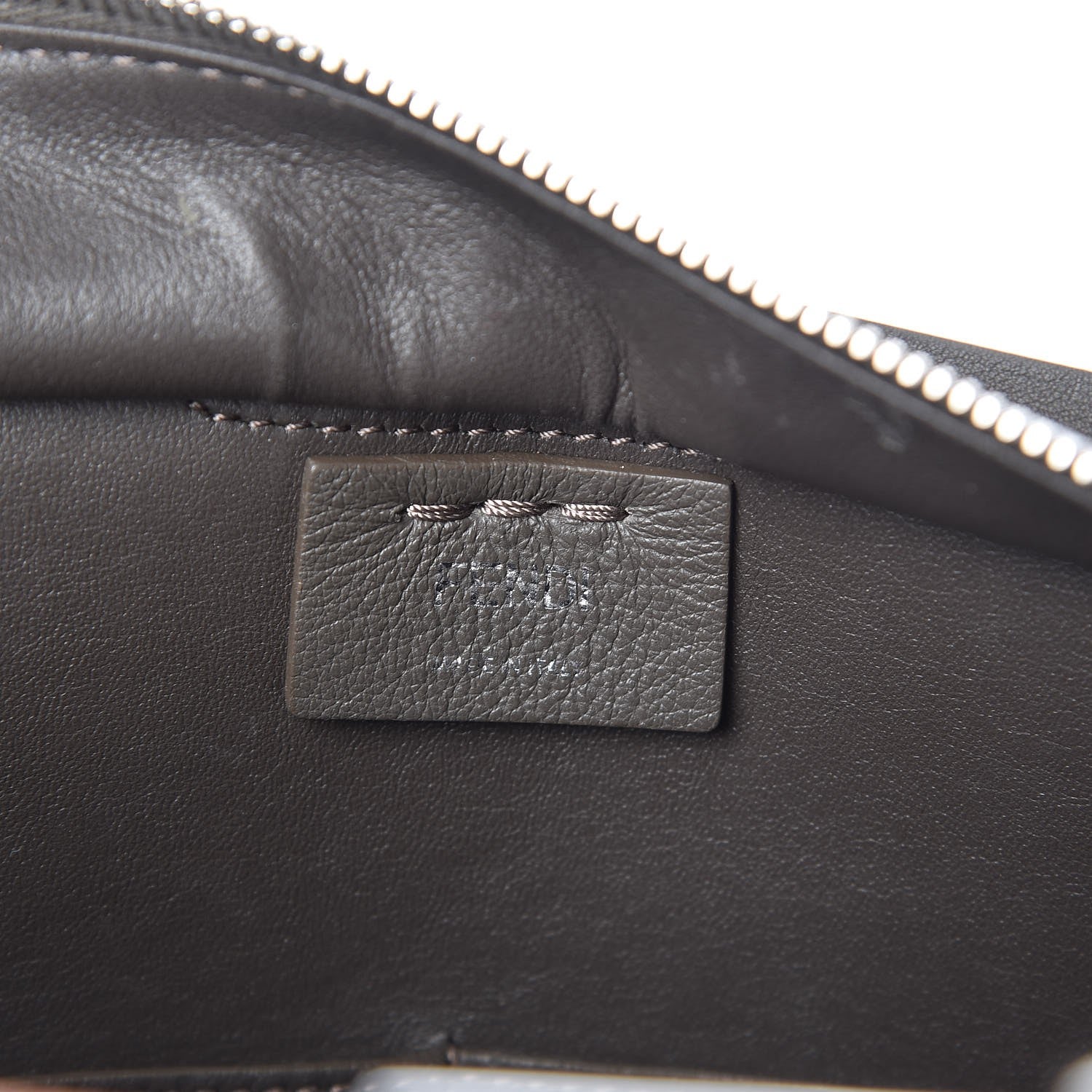 Fendi Vitello Dolce Century Petite 3Jours Tote Carbone 7 of 16