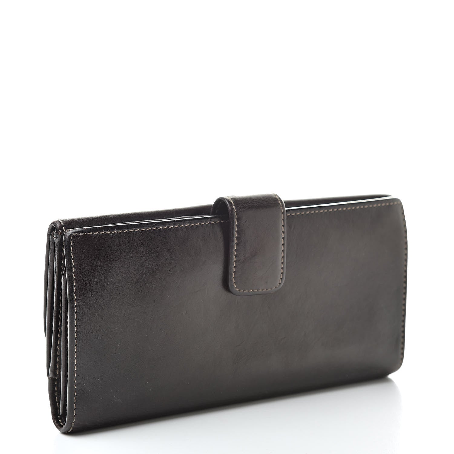 Gucci Calfskin Britt Continental Wallet Brown 3 of 12