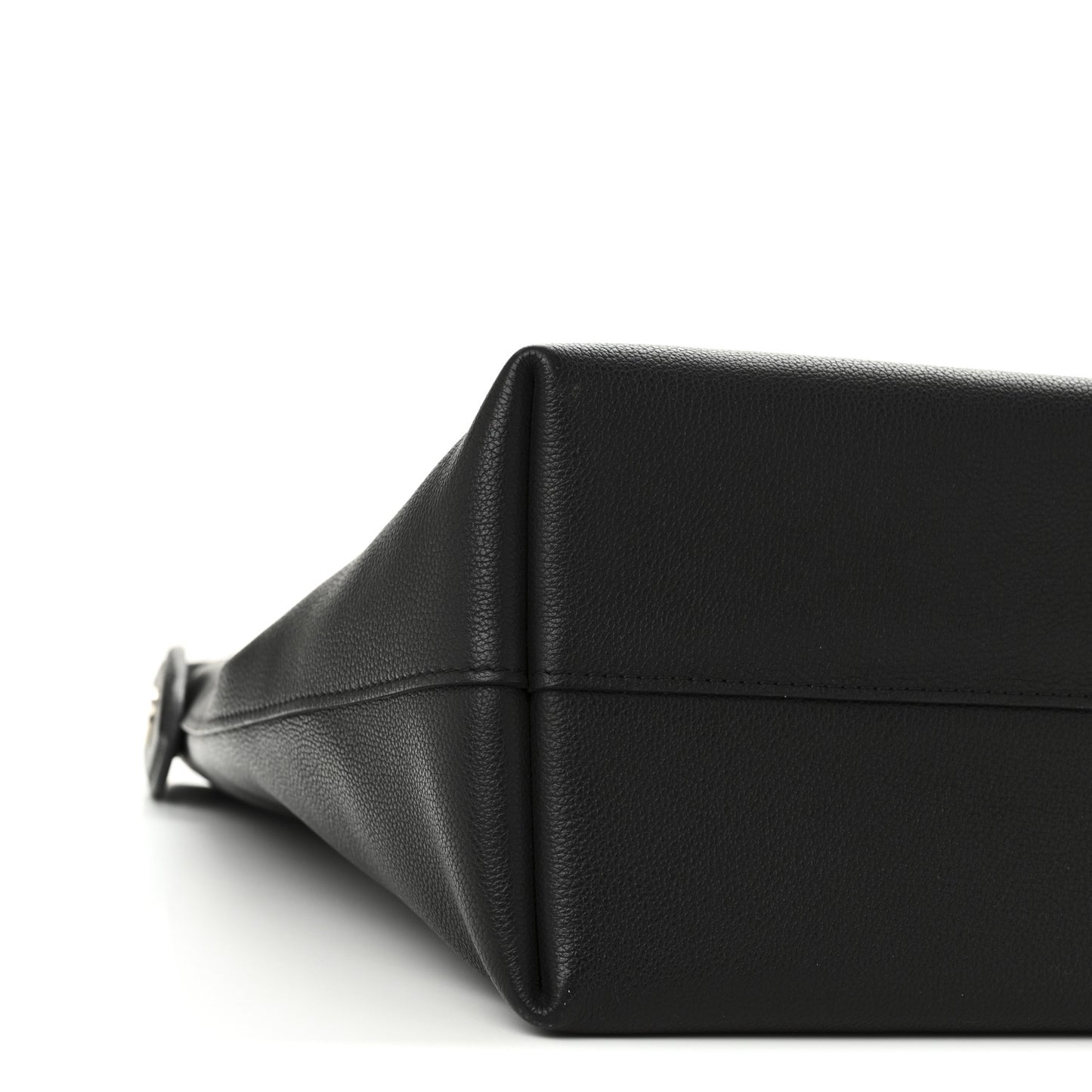 Calfskin Lockme Hobo Black