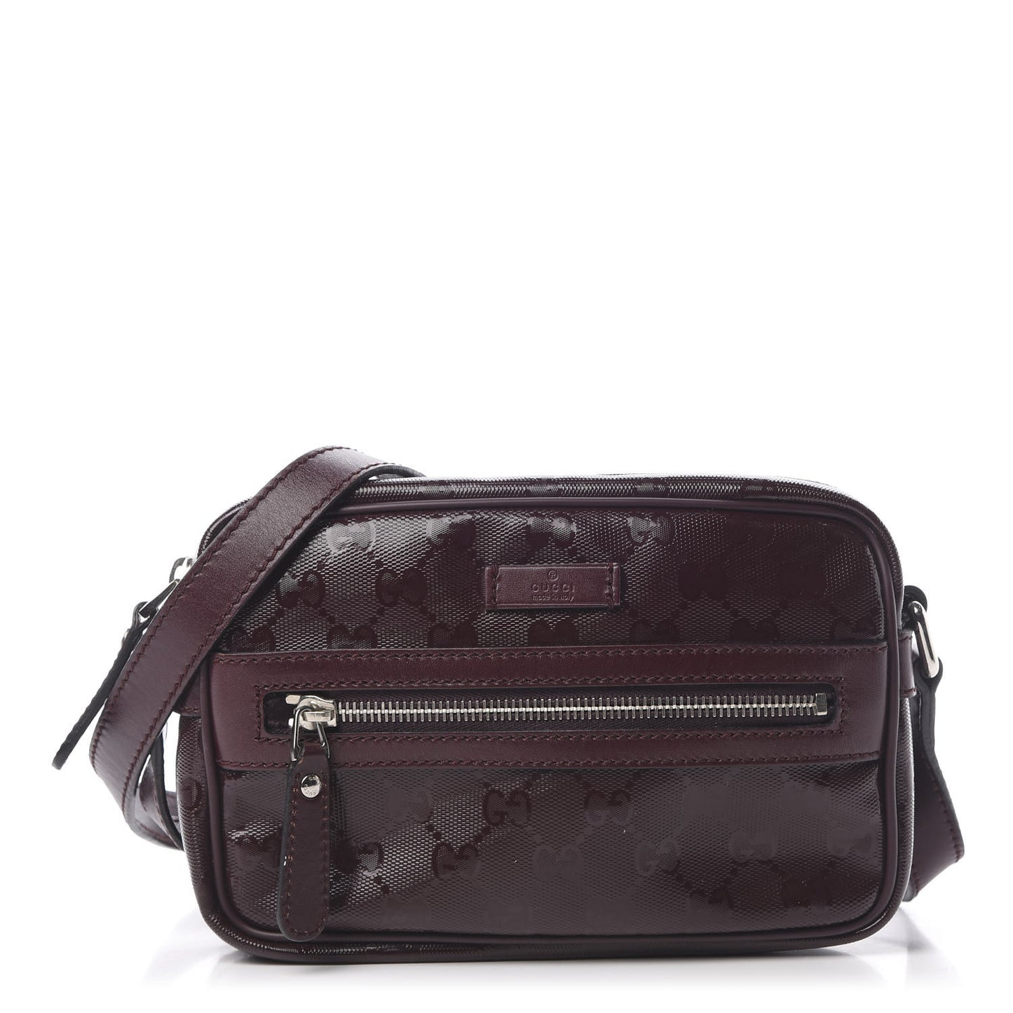 Imprime Monogram Small Shoulder Bag Bordeaux