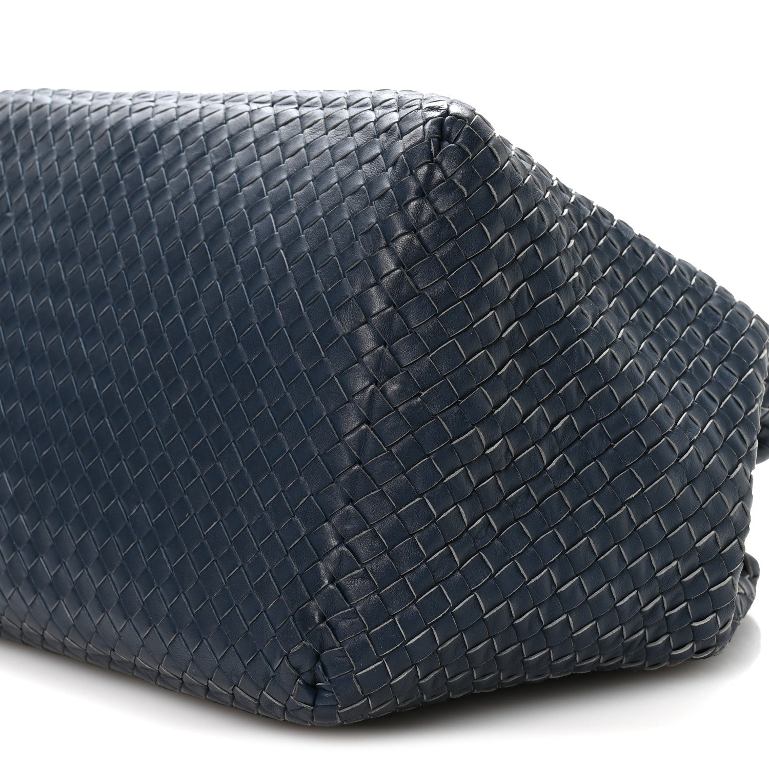 Bottega Veneta Nappa Intrecciato Brick Tote Blue 10 of 11