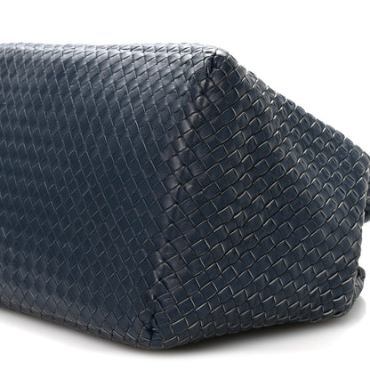 Bottega Veneta Nappa Intrecciato Brick Tote Blue 10 of 11