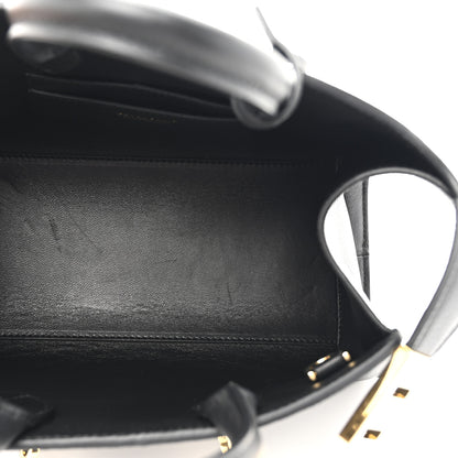 Salvatore Ferragamo Calfskin Mini Hug Bag Black 5 of 10