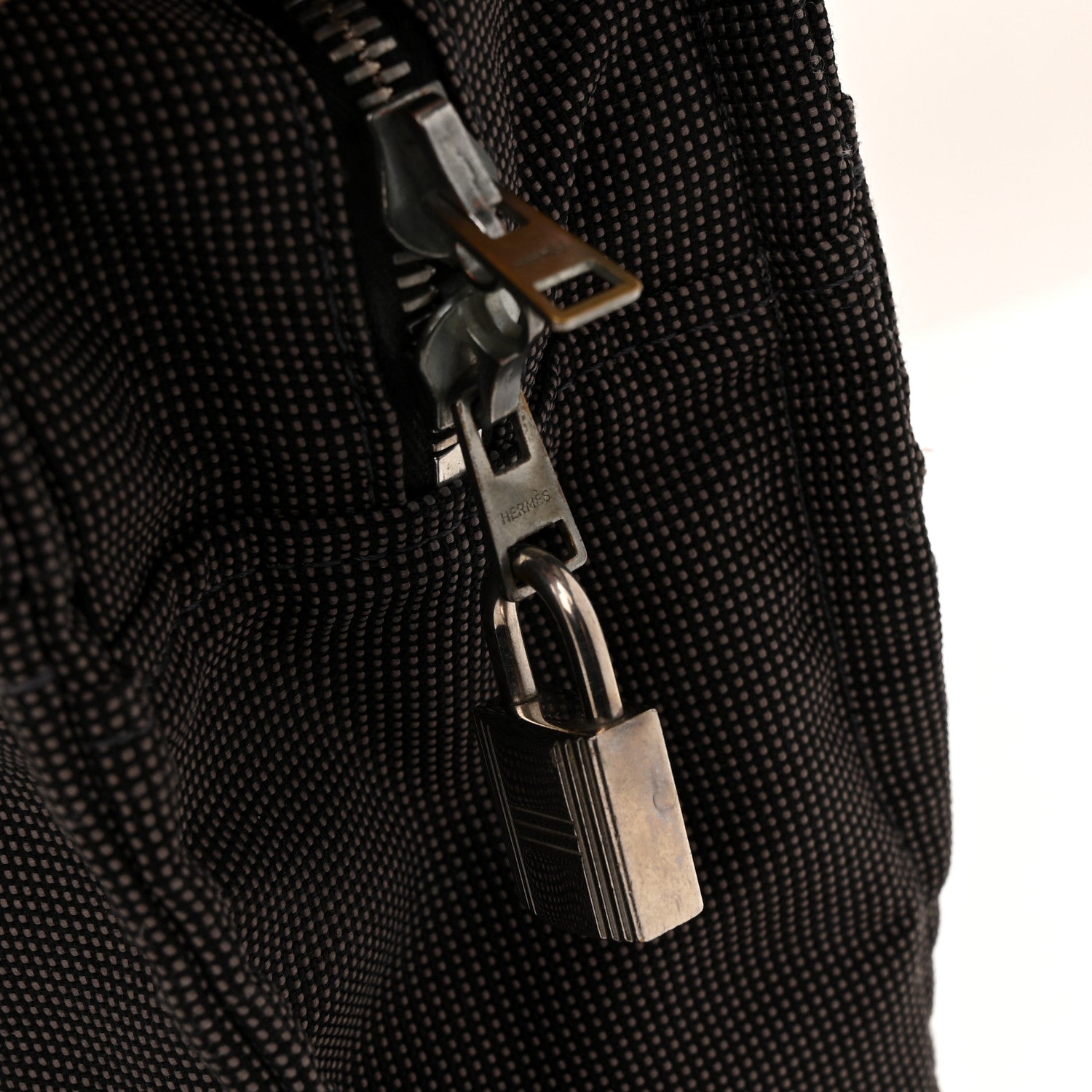 Hermes Canvas Herline Backpack Grey 13 of 13