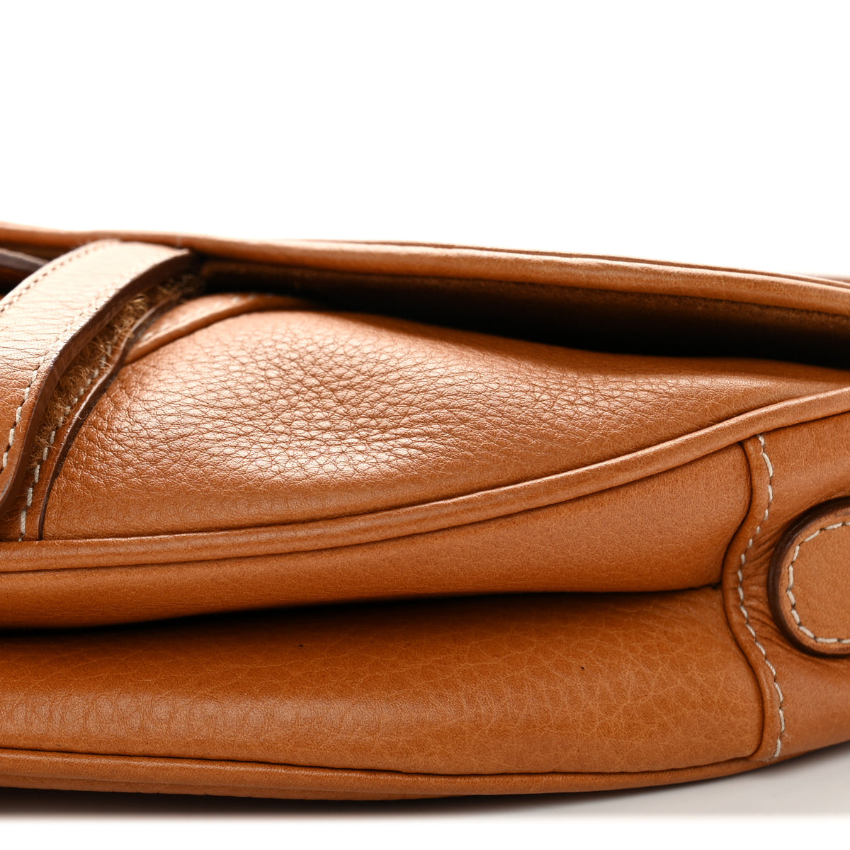 Calfskin Saddle Bag Tan