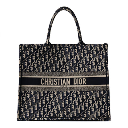 Christian Dior Oblique Book Tote Blue Multicolor 1 of 17