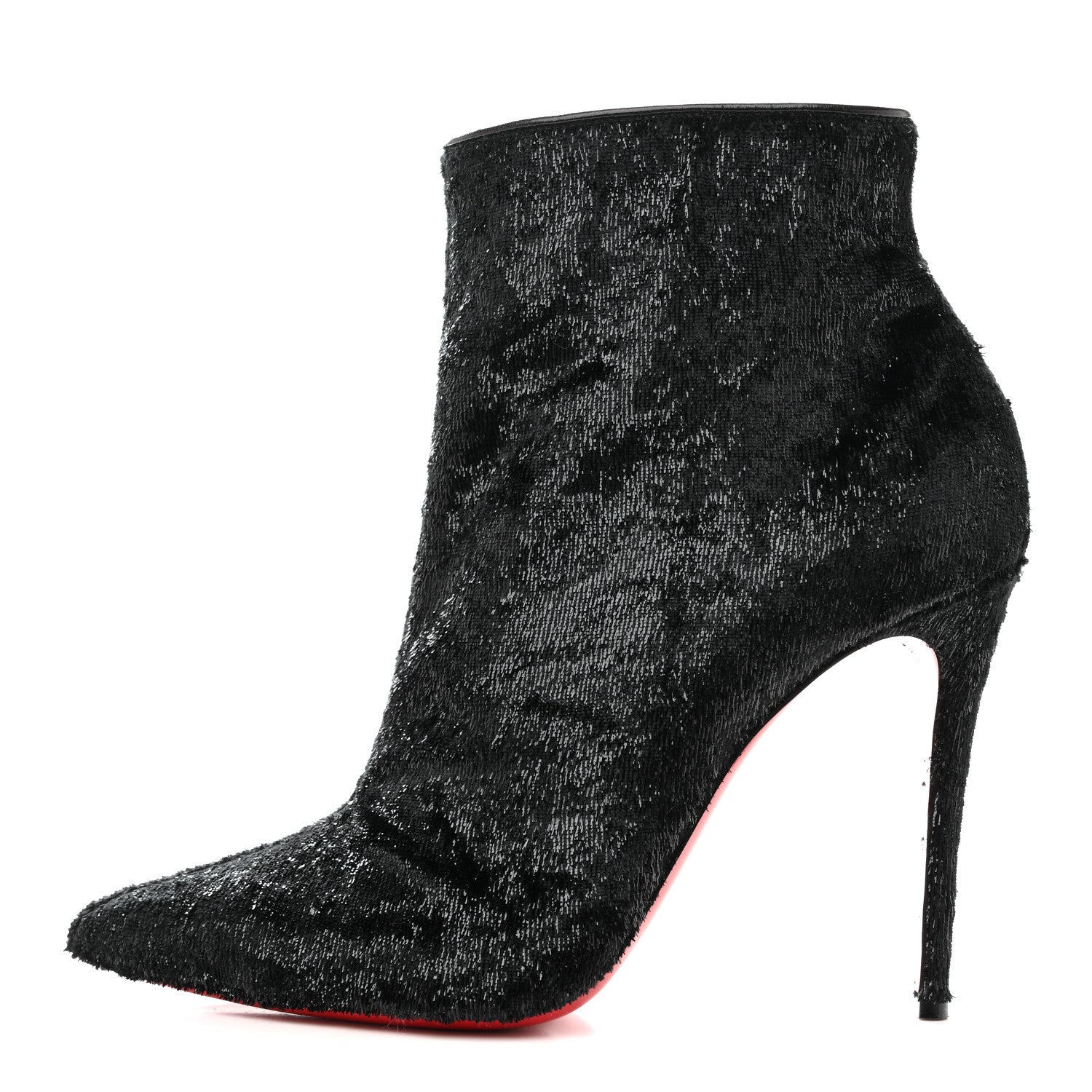 Christian Louboutin Velvet Papillon So Kate Booty 100 Ankle Boots 38.5 1 of 8