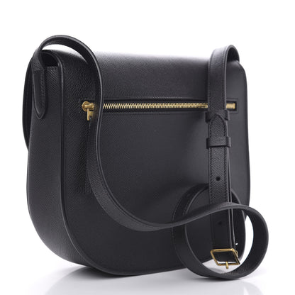 Celine Grained Calfskin Small Trotteur Black 3 of 11