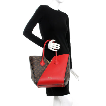 Louis Vuitton Calfskin Monogram Kimono Tote Cherry 2 of 8