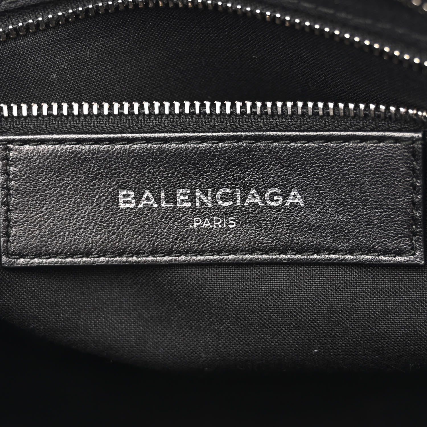 Balenciaga Chevre Silver Metallic Edge Hardware S City Black 6 of 11