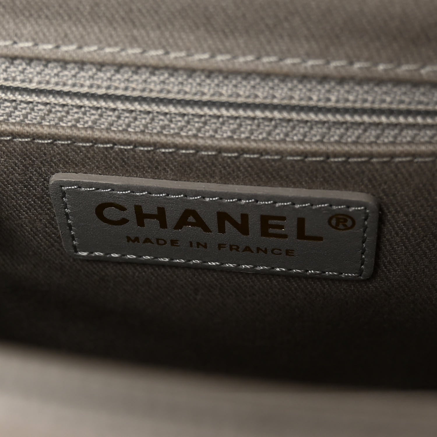 Chanel Caviar Quilted Medium Business Affinity Flap Grey 6 of 10