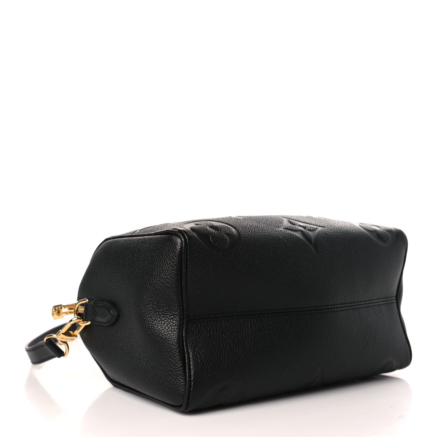 Louis Vuitton Empreinte Monogram Giant Speedy Bandouliere 25 Black 4 of 9