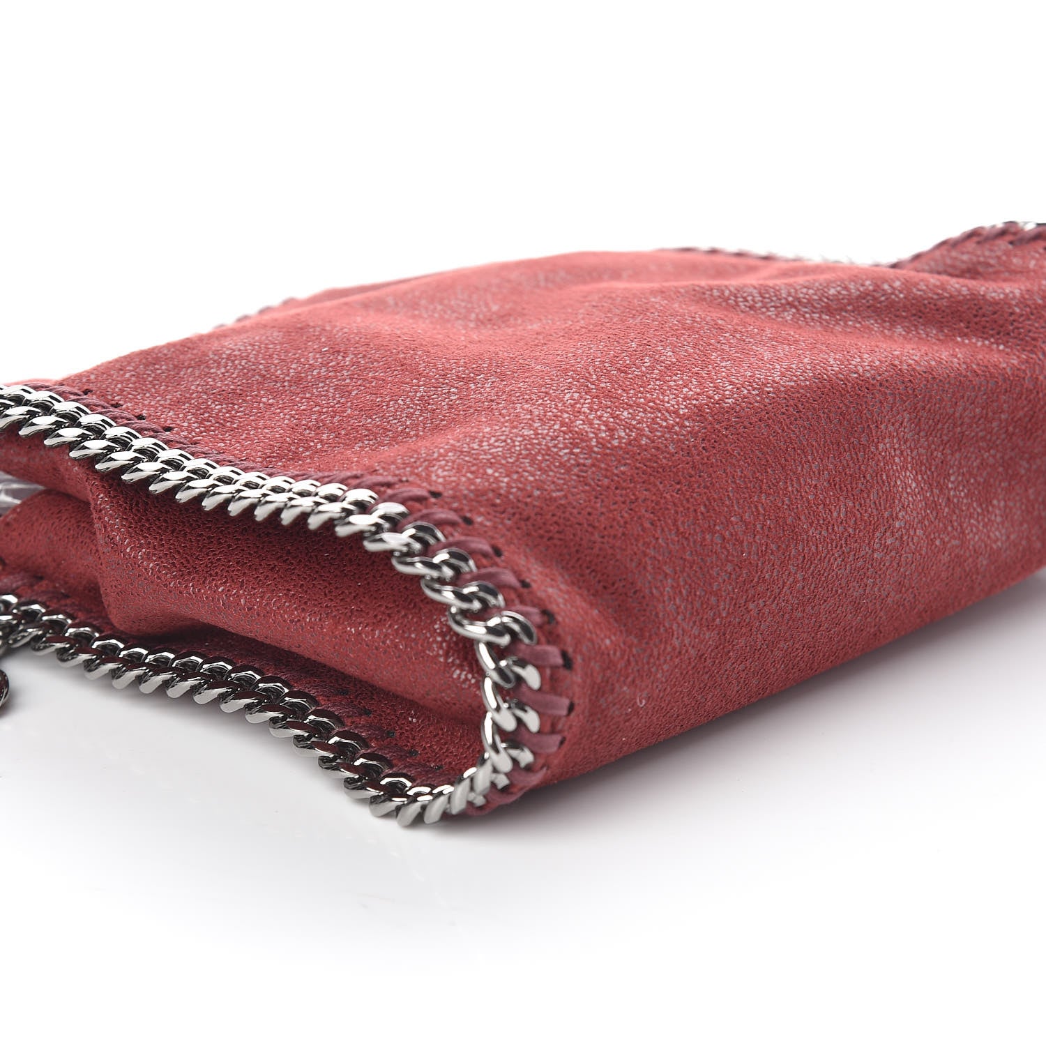 Stella McCartney Shaggy Deer Tiny Falabella Tote Red 7 of 8