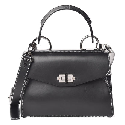 Proenza Schouler Smooth Calfskin Small Hava Top Handle Bag Black 1 of 11