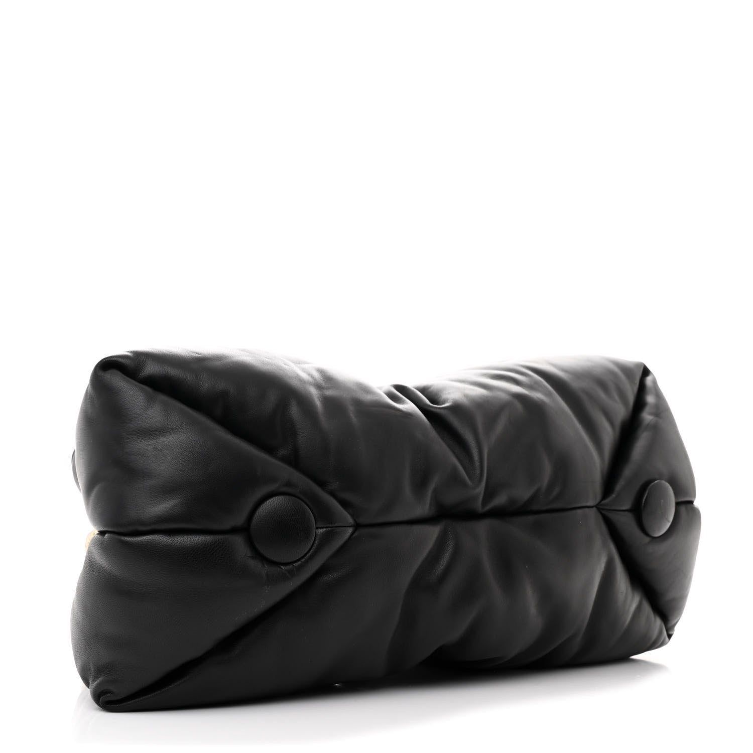Proenza Schouler Lambskin Puffy Tobo Chain Shoulder Bag Black 4 of 11