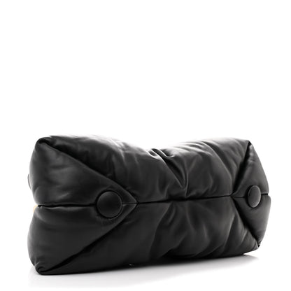 Proenza Schouler Lambskin Puffy Tobo Chain Shoulder Bag Black 4 of 11