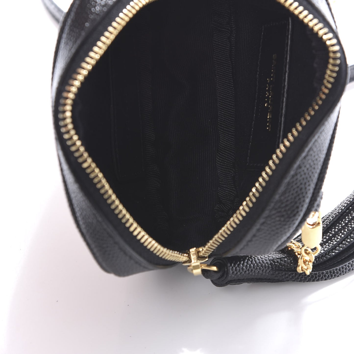 Grain De Poudre Matelasse Monogram Baby Lou Camera Bag Black