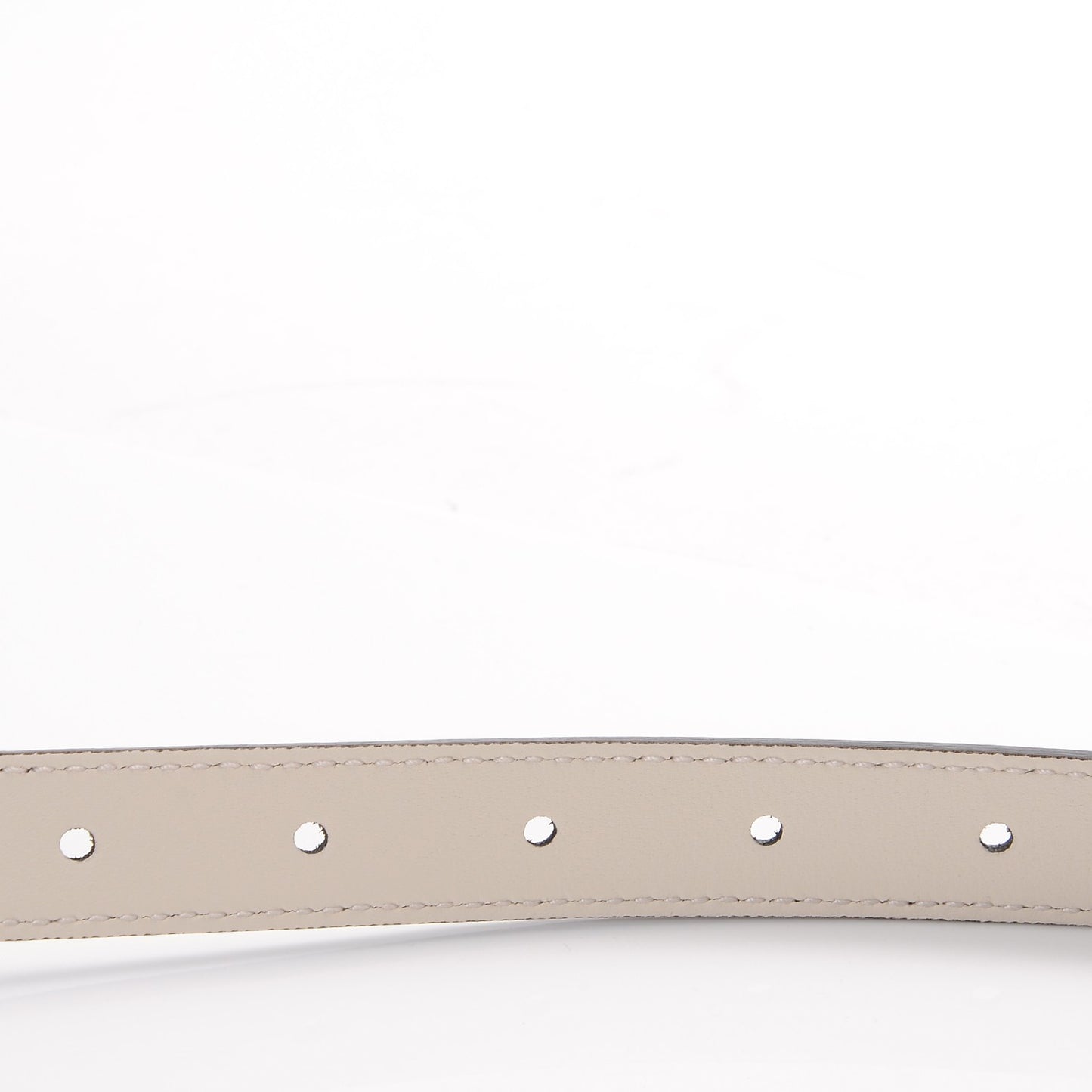 Calfskin Double G 20mm Belt 90 36 Mystic White
