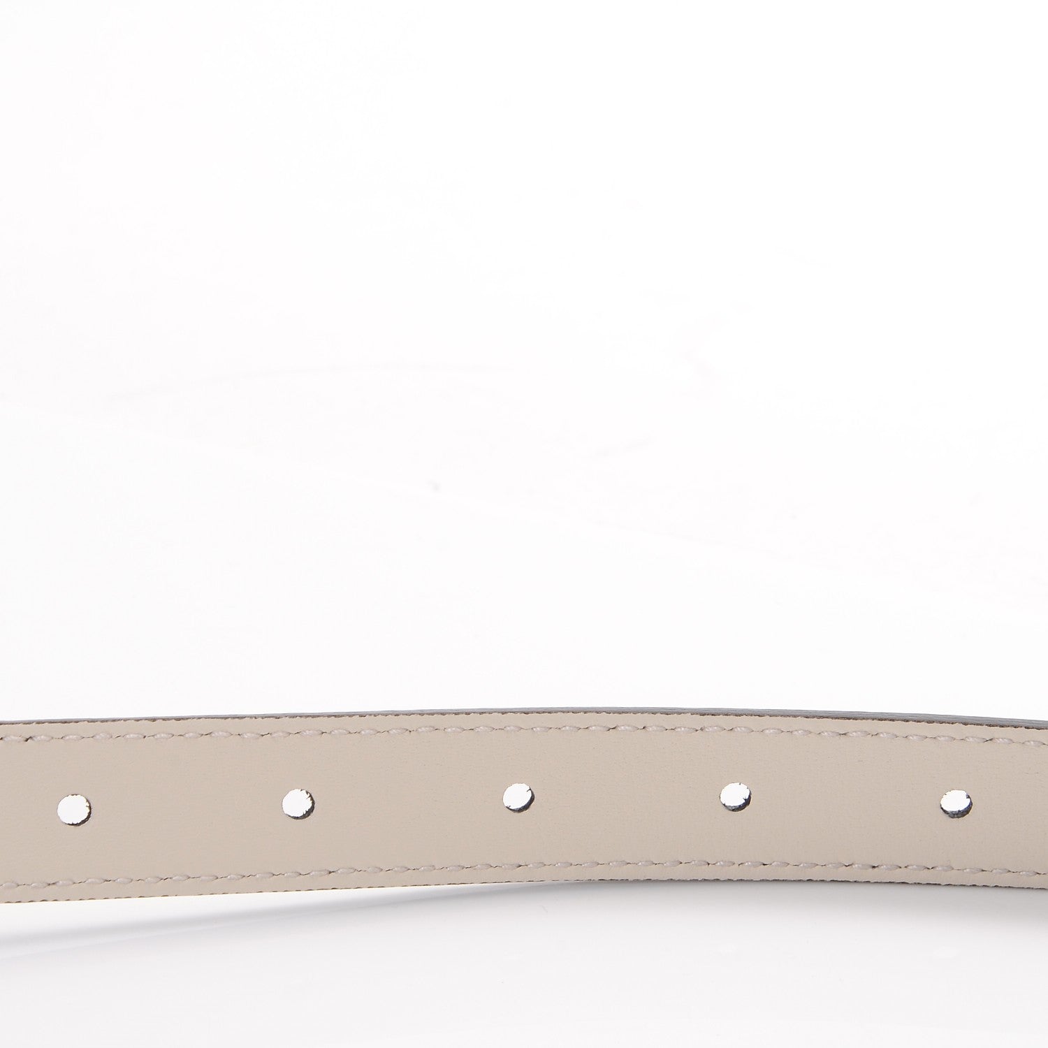 Gucci Calfskin Double G 20mm Belt 90 36 Mystic White 7 of 8