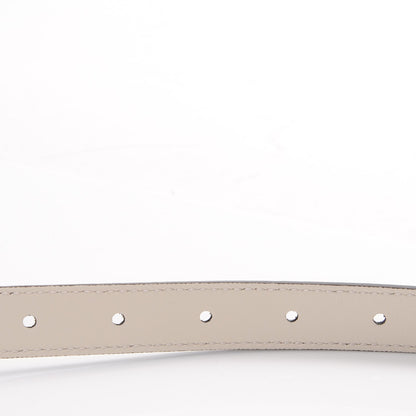 Gucci Calfskin Double G 20mm Belt 90 36 Mystic White 7 of 8