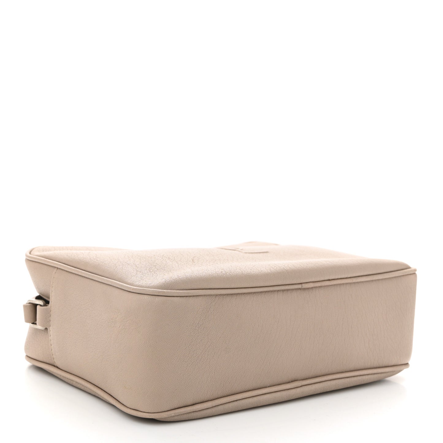 Lambskin Monogram Small Lou Camera Bag Dark Beige